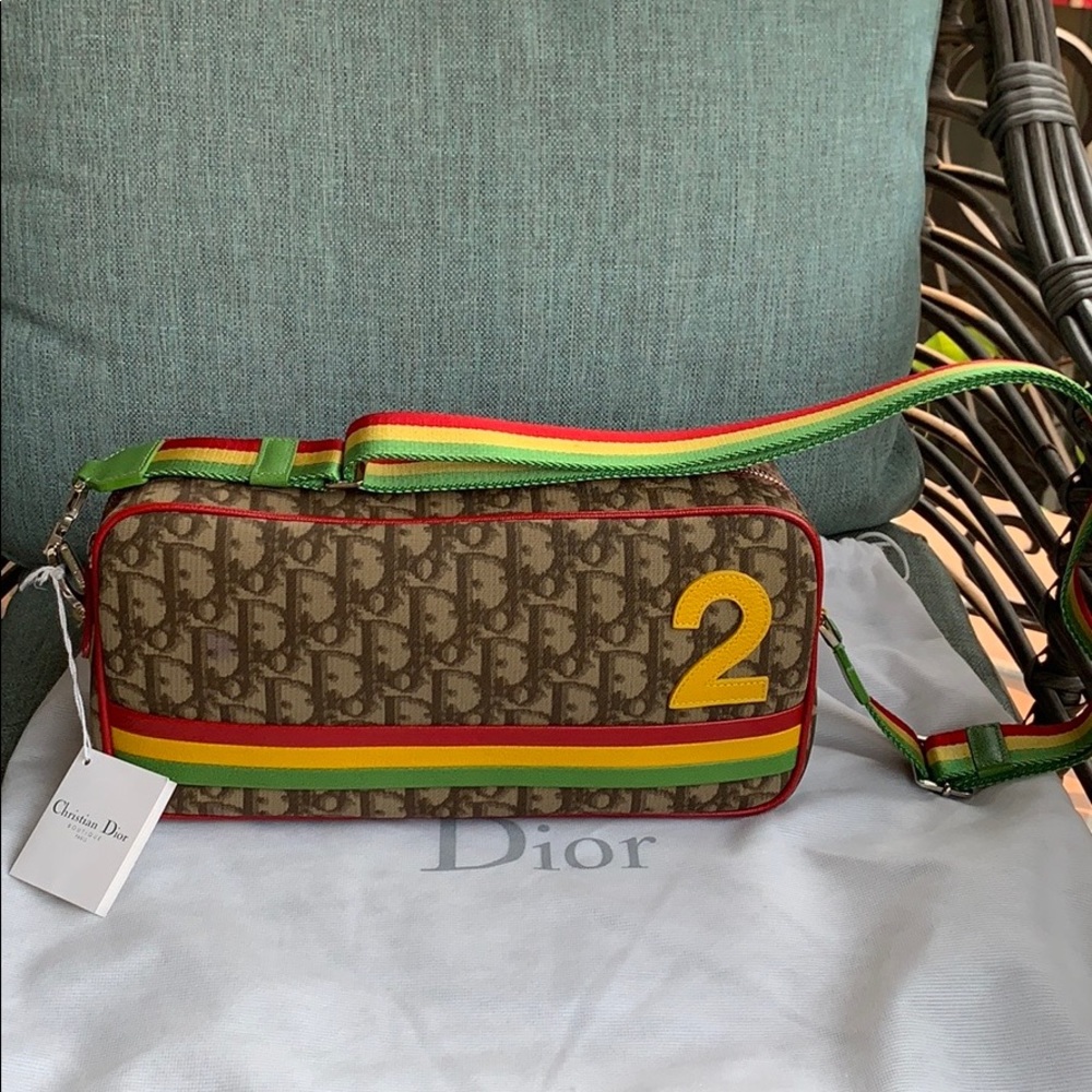 CHRISTIAN DIOR TROTTER CROSS BODY SHOULDER BAG - Picture 6 of 16